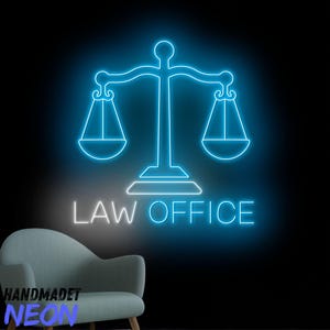 Law Office Neon Sign, Lawyer Led Sign, Justice Scales Led Light, Law Office Neon Light, Law Firm Wall Art Light, Lawyer Office Wall Decor