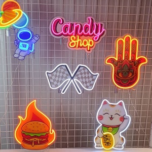 カスタムロゴLEDサイン、カスタムビジネスロゴアクリルプリントLEDサイン、LEDアクリルネオンサインボード、母の日ギフト、父の日ギフト