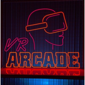 VR Arcade Led Sign, VR Arcade Neon Light, VR Arcade Neon Sign, Arcade Led Light, Game Room Wall Decor Sign, Game Room Led Lights