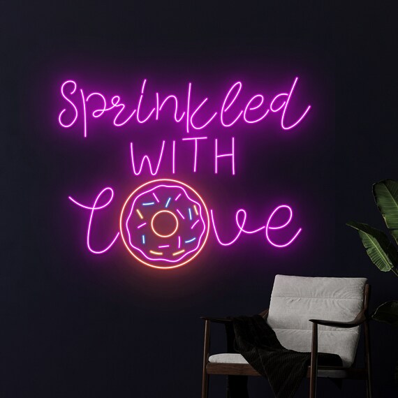 Donut neon sale light
