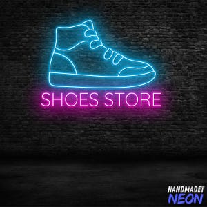 Shoes Store Neon Sign, Shoes Led Light, Shoes Shop Neon Light, Custom Neon Sign, Fashion Room Decor, Shoes Lover Gift