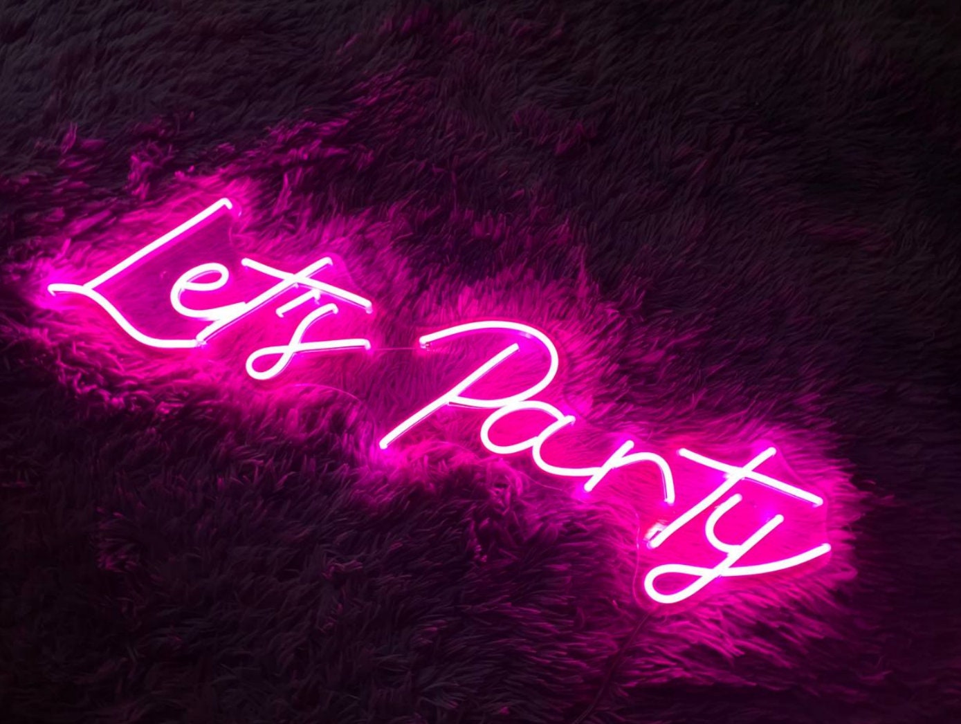 レッツパーティー lets party 宴会 LEDネオンサイン クリスマス会