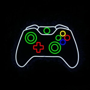 Game Controller Neon Sign, Gaming Led Sign, Game Player Led Lights, Custom Gamer Neon Sign, Boy Room Decor, Nursery Decor, Christmas Gift