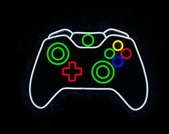 Game Controller Neon Sign, Gaming Led Sign, Game Player Led Lights, Custom Gamer Neon Sign, Boy Room Decor, Nursery Decor, Christmas Gift