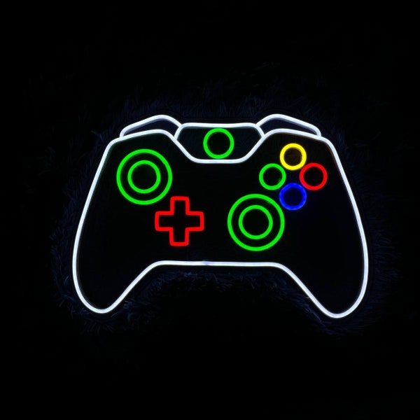 thumbnail image 2 of Gamer Neon Sign - USB Powered Game Controller LED Light For Gaming Room Decor 2 of 9