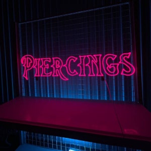 Piercings Led Sign, Piercings Neon Sign, Wall Decor, Shop Neon Sign, Custom Neon Sign, Restaurant Led Sign, Best Gifts