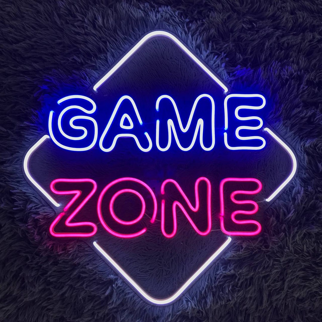 Game Zone Neon Sign, Game Room Led Sign, Game Led Sign, Custom Neon