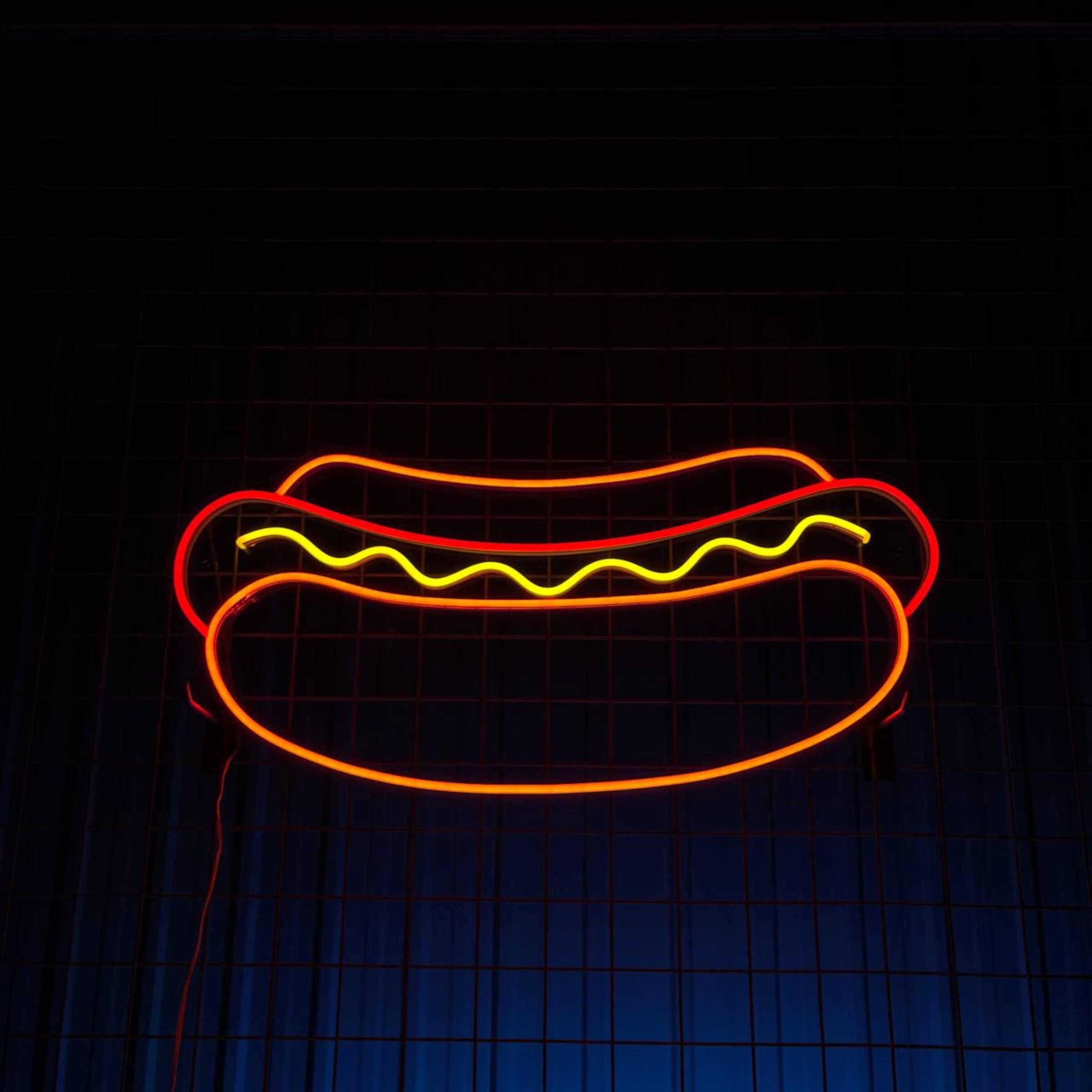 Hot Dog Neon 