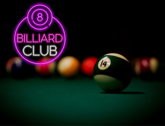 8 Ball Billiards Sign Custom Billiard Sign Pool Lovers -  Portugal