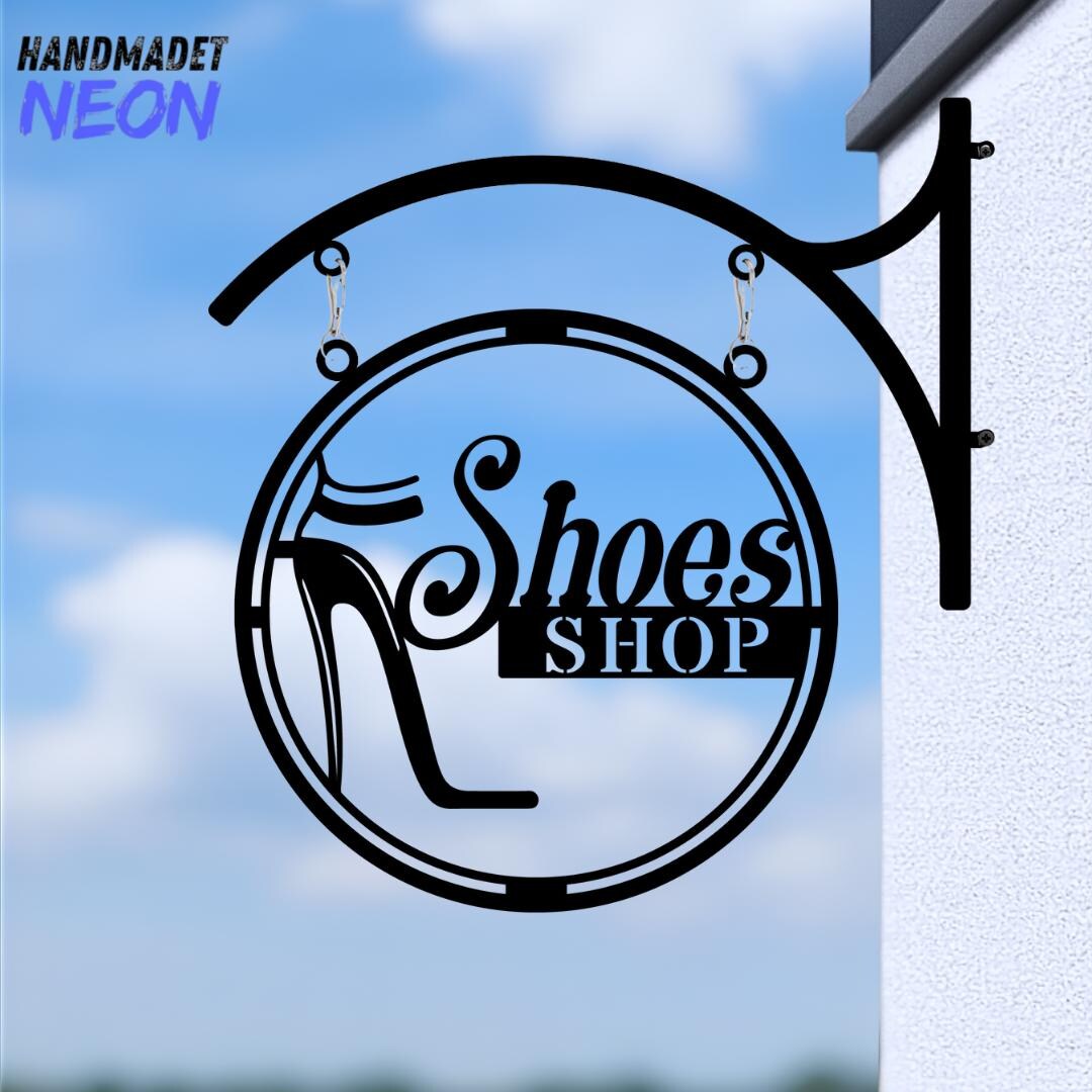 Shoes R Us Sign Shoes Shop Metal Hanging Sign: Custom Boutique Outdoor Sign, High Heel ...