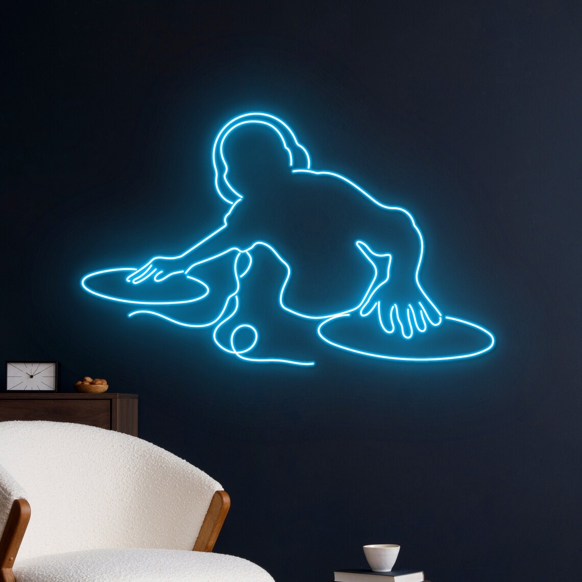 DJ Led Sign, DJ Neon Light, DJ Neon Sign, Music Player Led Light, Music ...
