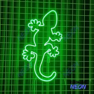 Custom Gecko Neon Sign, Lizard LED Light, Personalized Reptile LED Sign, Gecko Neon Light, Room Wall Art Decor, Special Gift, Gecko Led Sign