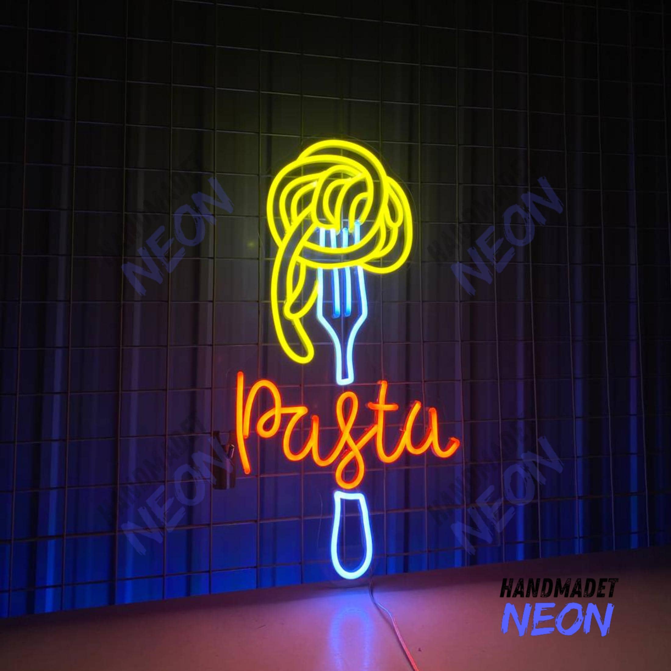 Custom Pasta Neon Sign, Italian Noodles Led Light, Italy Noddle