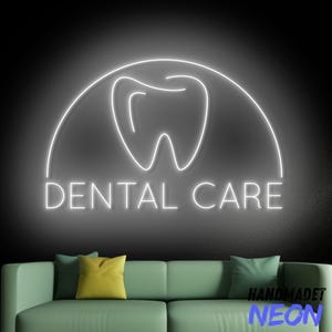 Dental Care Neon Sign, Dentist Led Sign, Dental Tooth Neon Light, Dentistry Led Light, Dentistry Wall Art, Dental Clinic Home Wall Decor