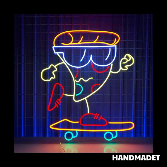 skateboard scrap LED アートフレーム