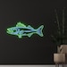 Walleye Fish Led Sign, Walleye Fish Neon Sign, Fish Led Light, Fish ...