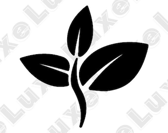 Plant icon svg, png, jpg: includes all 3 file types with scalable vector image, with transparent and white background