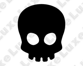 Ghost Skull Undead Zombie icon svg, png, jpg: includes all 3 file types with scalable vector image, with transparent and white background