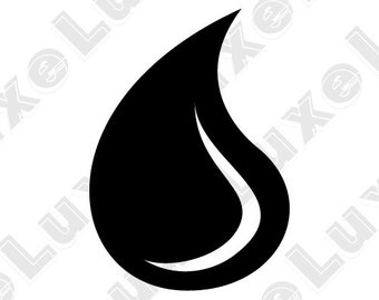 Water drop icon svg, png, jpg: includes all 3 file types with scalable vector image, with transparent and white background