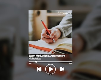 Auto-hipnose para sucesso em exames, confiança e motivação para estudar - Auto-hipnose guiada CD/MP4 | MP4 para download
