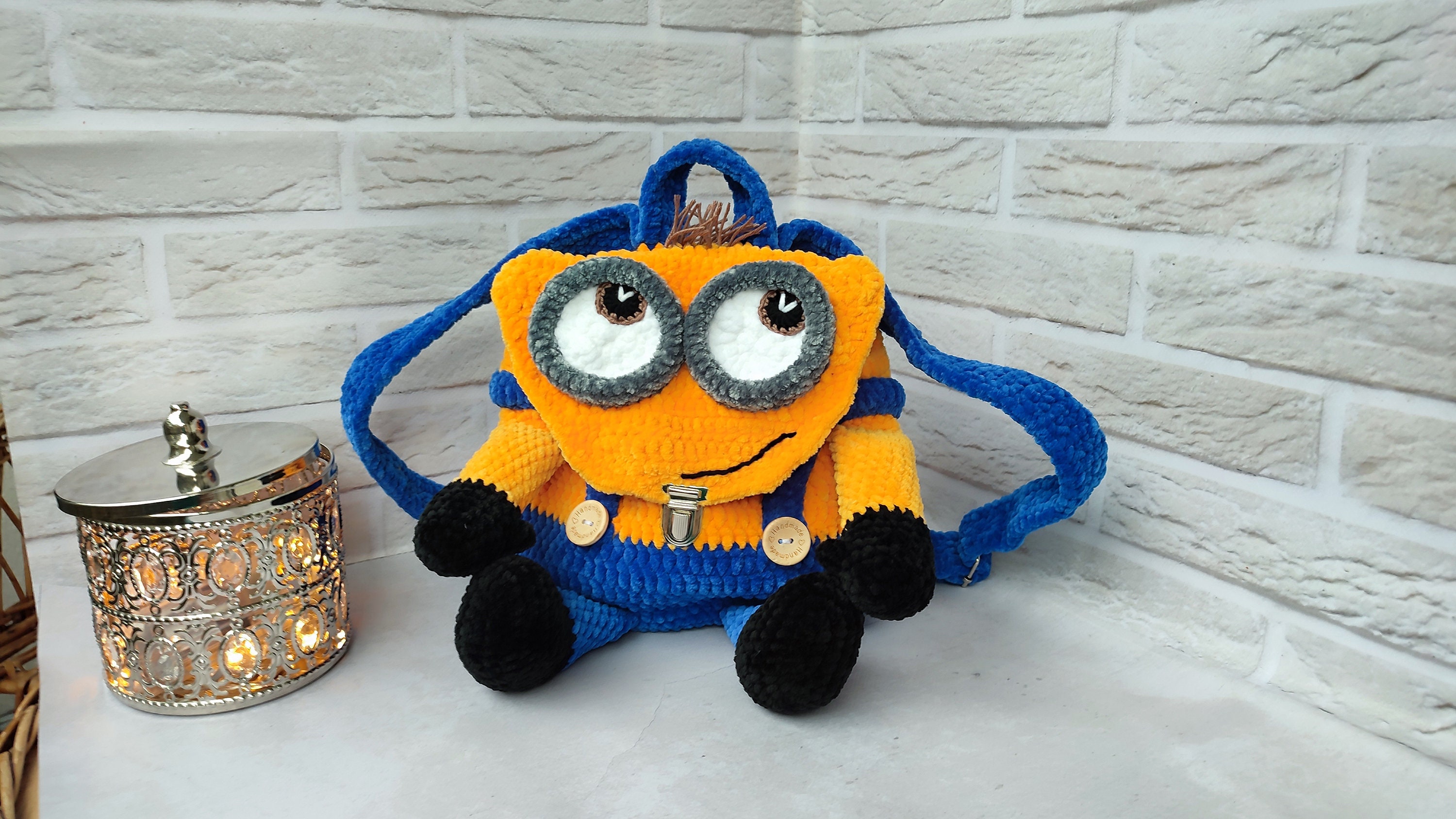 Reworked Minion Toy Backpack Minion Toy Rucksack Reworked 