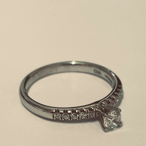 18ct White Gold Diamond Half Eternity Engagement Ring… Gem