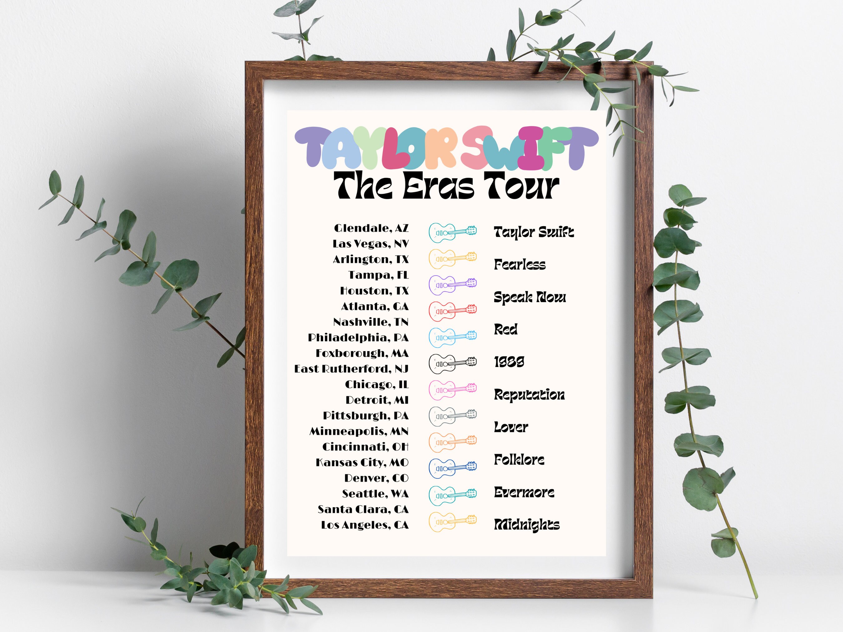 Eras Tour Setlist, 43 OFF
