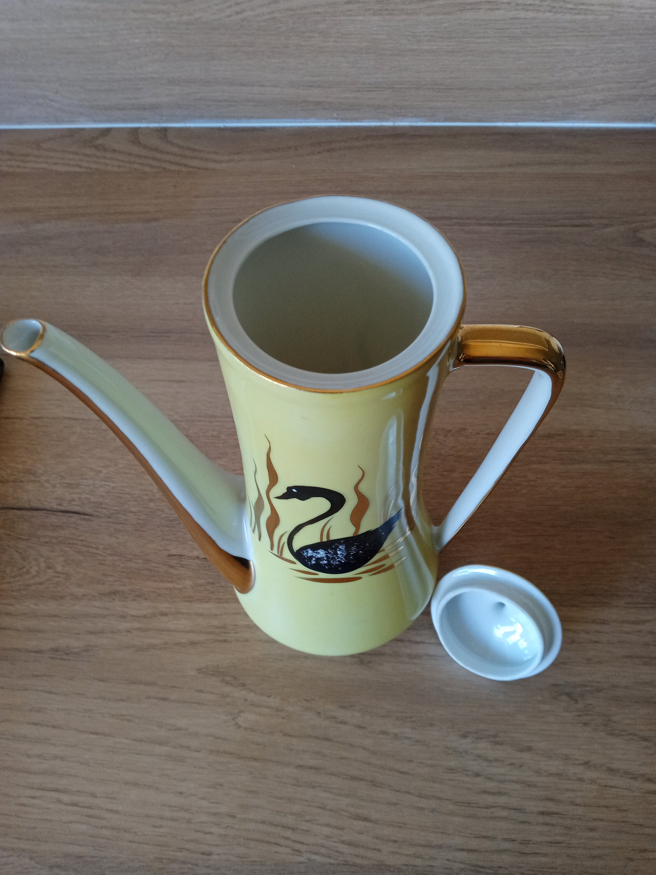 Vintage Retro Yellow Coffee Pot Tea Pot Etsy UK