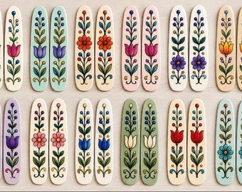 Acrylic Cabochon/Floral Centers |Native-Inspired Flower Designs | Jewelry & Beading Supplies