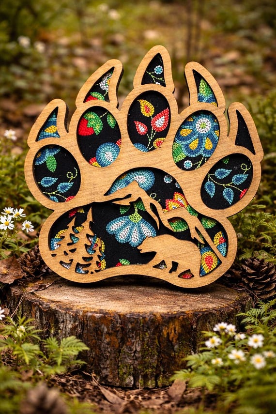 Native Bear Paw Design