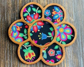Native beading board, beading supplies, Floral bead board, handmade