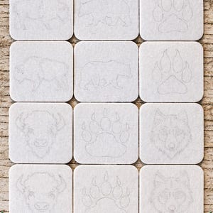 Pellon Felt Designs | Native-Inspired animal Templates  Beading Patterns | DIY Craft Supplies