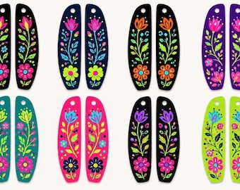Acrylic Cabochon/Centers |Native-Inspired Flower Designs | Jewelry & Beading Supplies