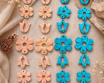 DIY Acrylic Earring Pieces for jewelry making –  Dangle Set – Laser Cut Jewelry Supplies