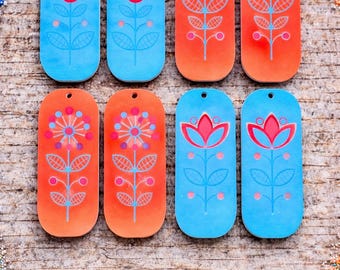 Floral Earring Centers | Native Inspired Beadwork Supplies