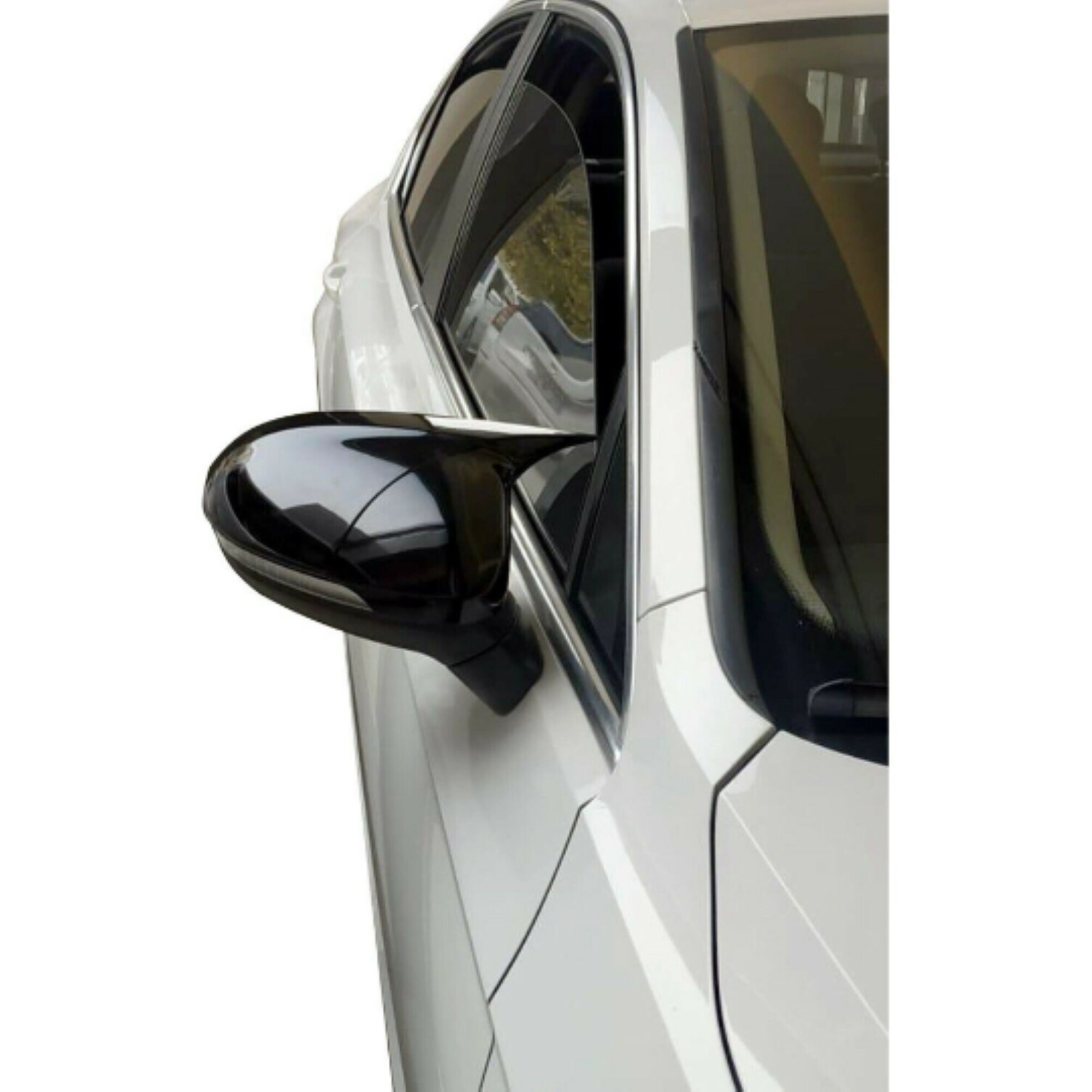 For Renault Megane Mk4 2016-2021 Wing Mirror Cap Covers Set Bat Style  Glossy Black 2 Pcs -  Finland