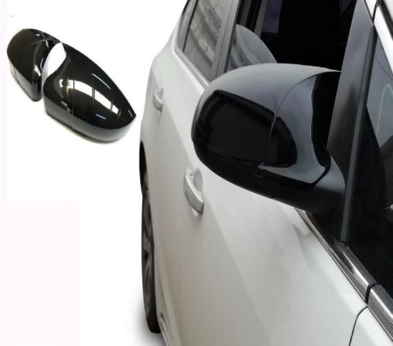 For Dacia Sandero/stepway 2009-2020 Wing Mirror Cap Covers Set Bat Style Glossy  Black 2 Pcs -  Finland