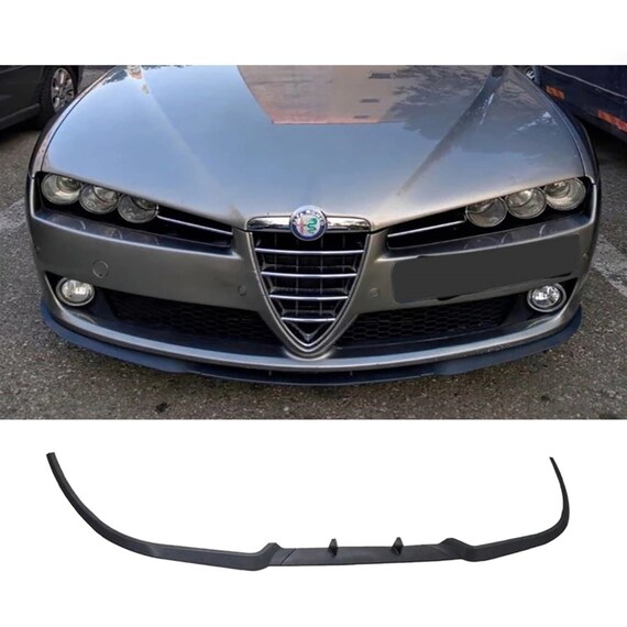 thumbnail image 2 of Chrome Front Grille Frieze With Logo For Alfa Romeo 159 — Mustache Style With Coat Of Arms 2 of 12