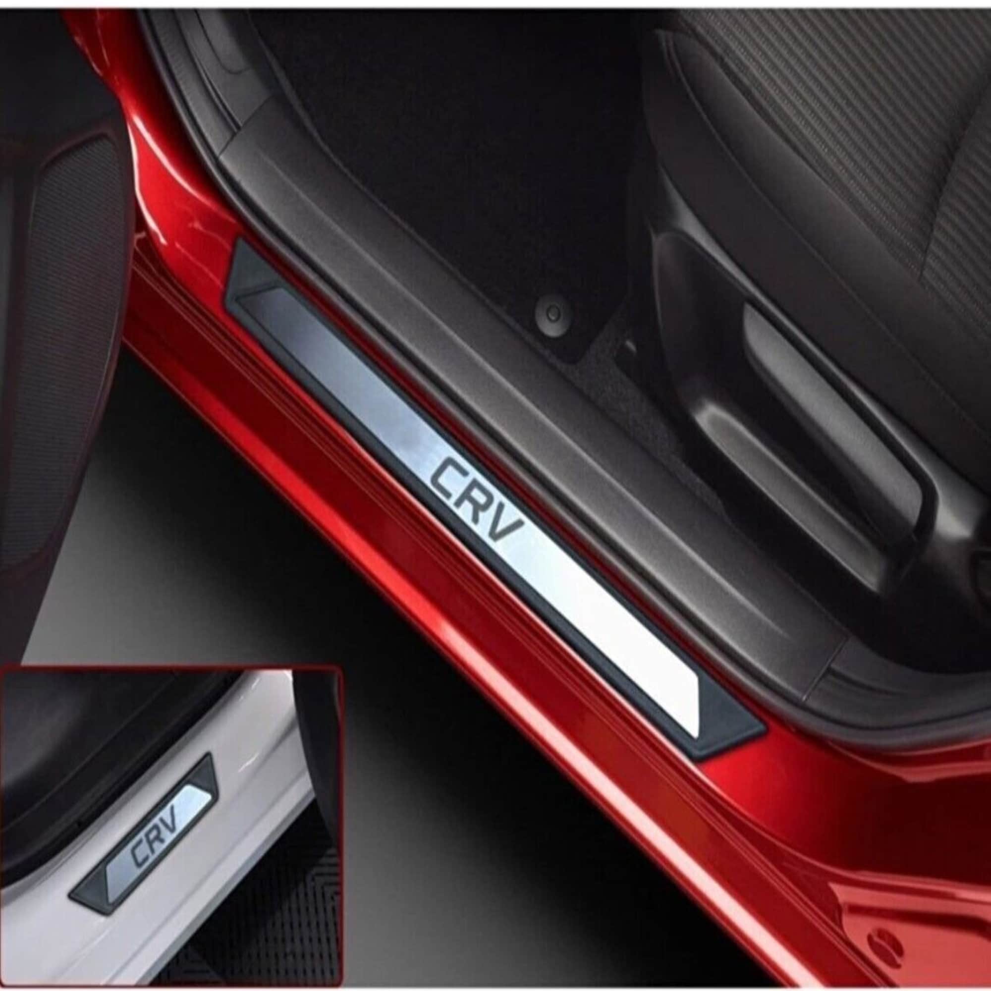 5Pcs Car Logo Threshold Door Sill Protector Anti Scratch For Honda Civic  FIT CRV Insight Odyssey Accord Jazz HRV Stepwgn Prelude - AliExpress
