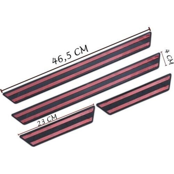 4Pcs Stainless Steel Car Door Sill Scuff Plate Guard Sills for CRV