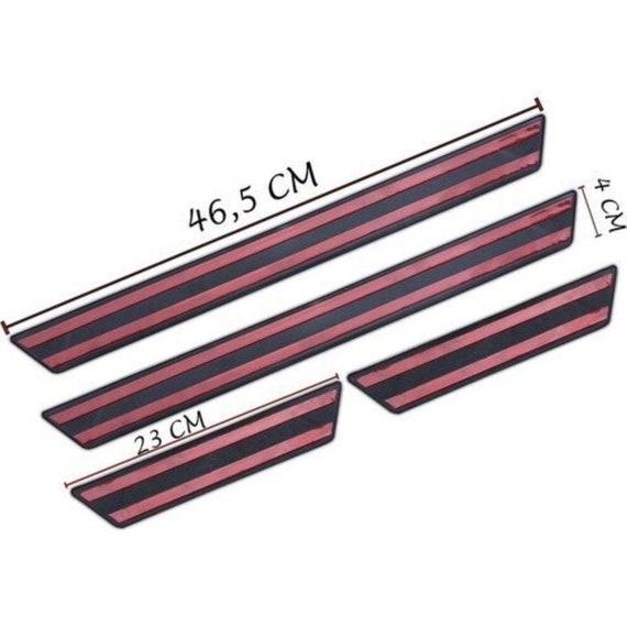 Für Vauxhall Opel Vectra C 2002-2008 Chrom Einstiegsleisten