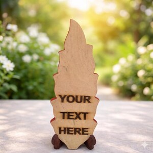 Personalized Log Slice Hanging Door Plaques\Sign - Choose Your Own Message. Birthday, Christmas, Mother's/Father's Day, Home Decor, Hotel