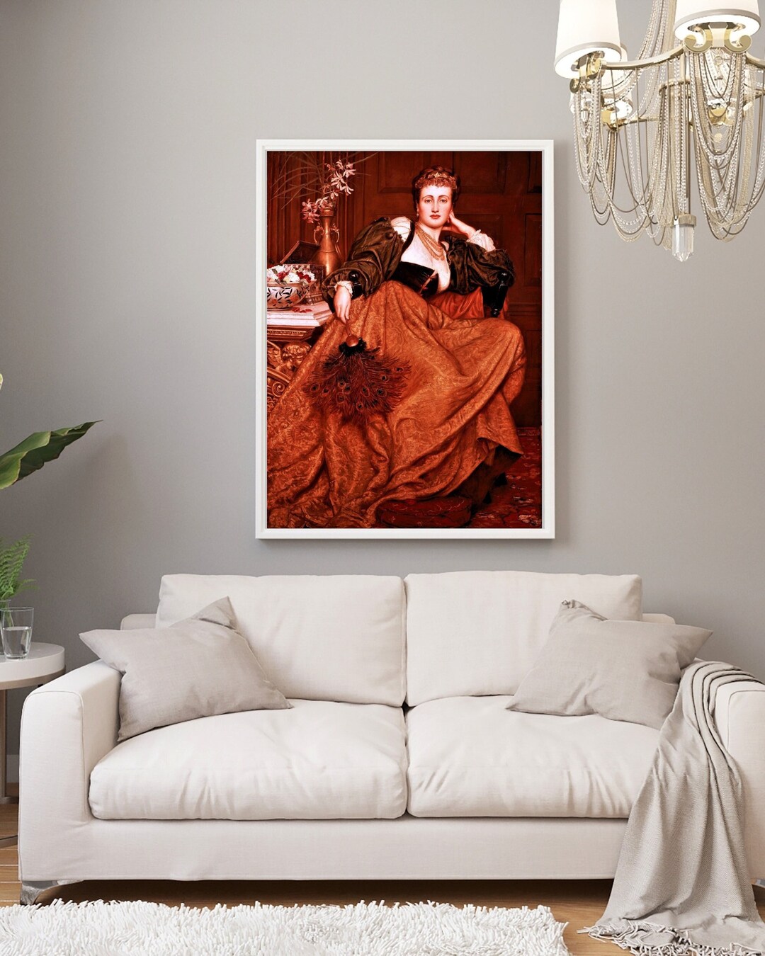 Reclining Woman Wall Art, Above Bed Art, Colorful Poster Print, Lady in ...