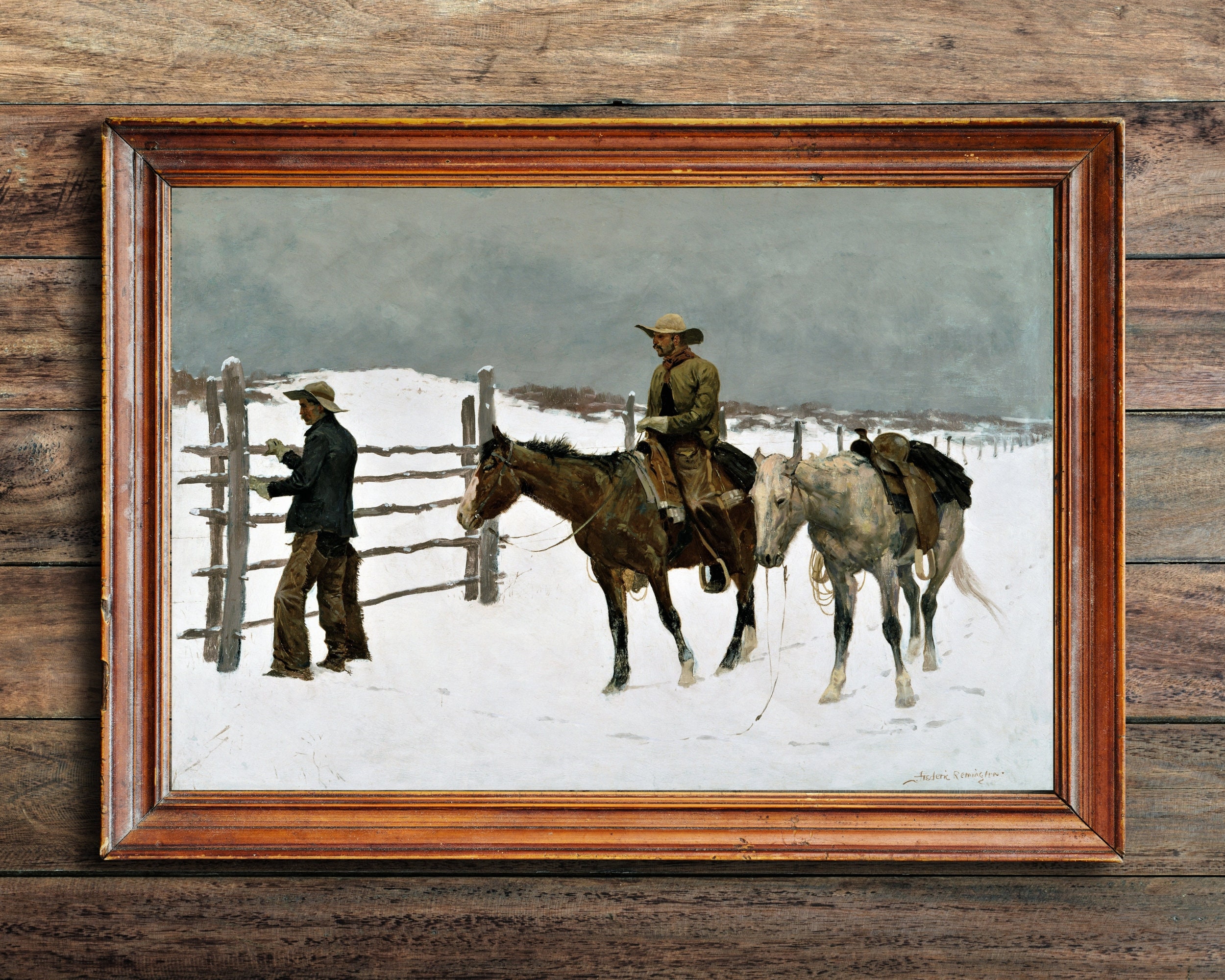 Printable Rustic Wall Art, Printable Cowboy Art, Country Western ...