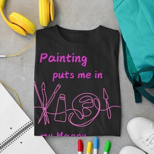 Perfect Gift for Artist, Unisex Tee shirt for Artist and Art Teacher Gift, Graphic Tee shirt, Gift for her