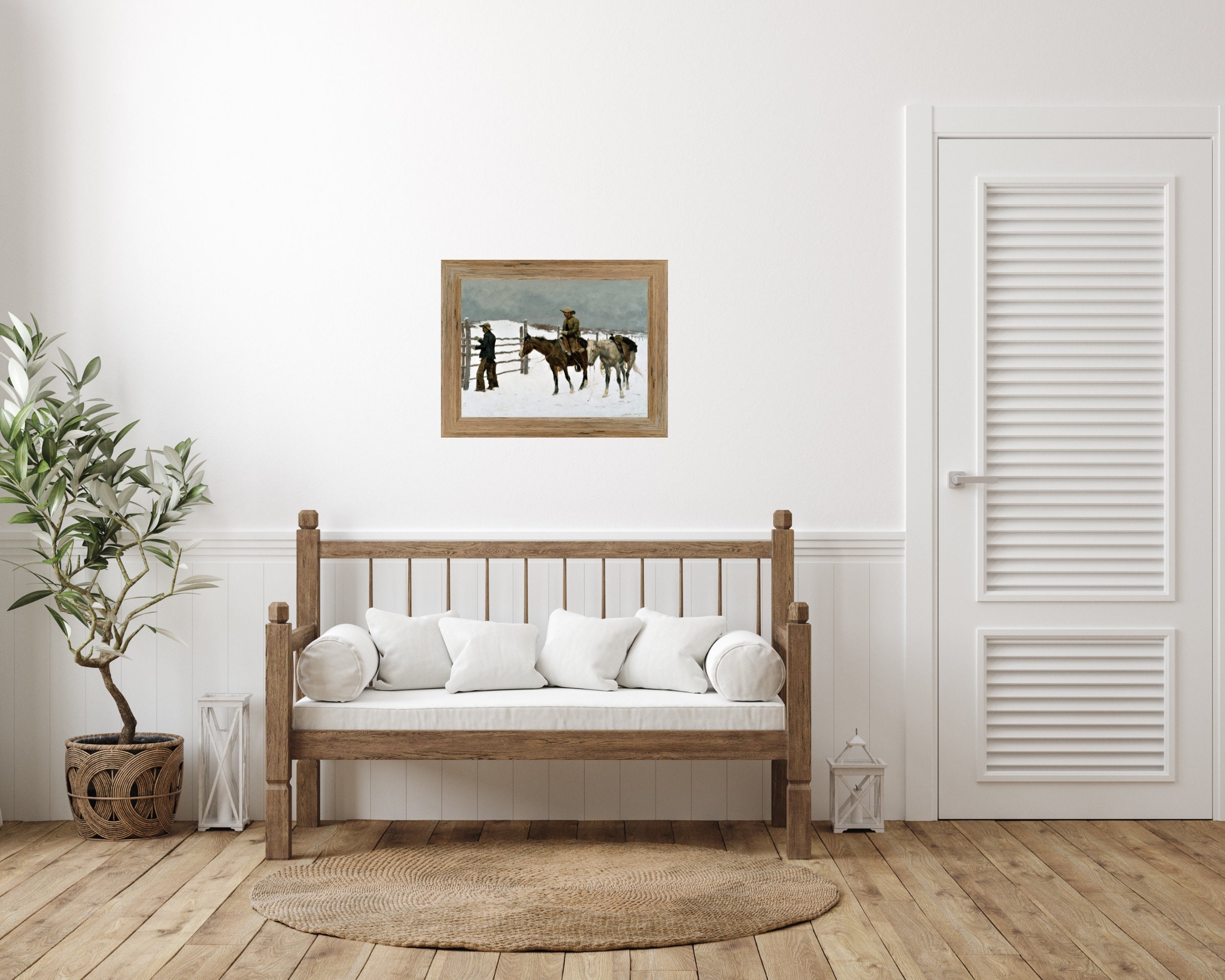 Printable Rustic Wall Art, Printable Cowboy Art, Country Western ...