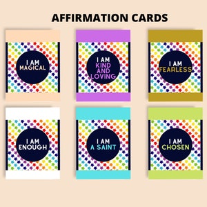 Daily Affirmation Cards Digital Planner Stickers Digital Stickers  Sticker planner Digital Planner  planner