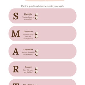 Goal Setting Planner Printable BUNDLE 2022 Goals Tracker - Etsy