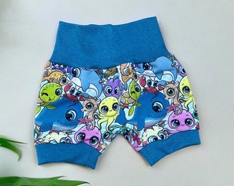 Short bloomers cute sea creatures size 56/62