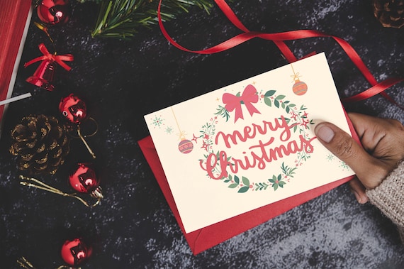 TSS] 30Pcs Vintage Christmas Greeting Cards Different Festival Element Christmas Postcard No Marks Back Retro Xmas Cards Gift I.301817315